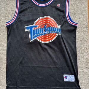 Vintage Champion Space Jam Tune Squad Michael Jordan Basketball #23 Jersey - L